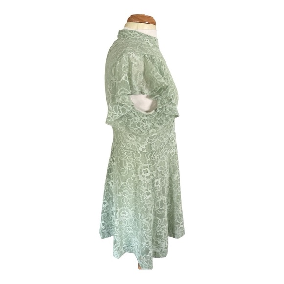 NWT Maeve Sleeveless Mock Neck Lace Mini Dress - Picture 5 of 7